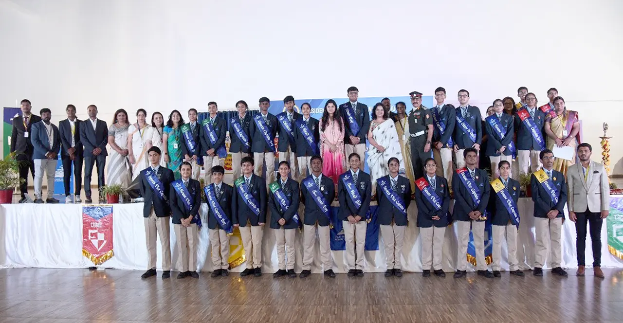 students gathering - Presidency School South Bangalore